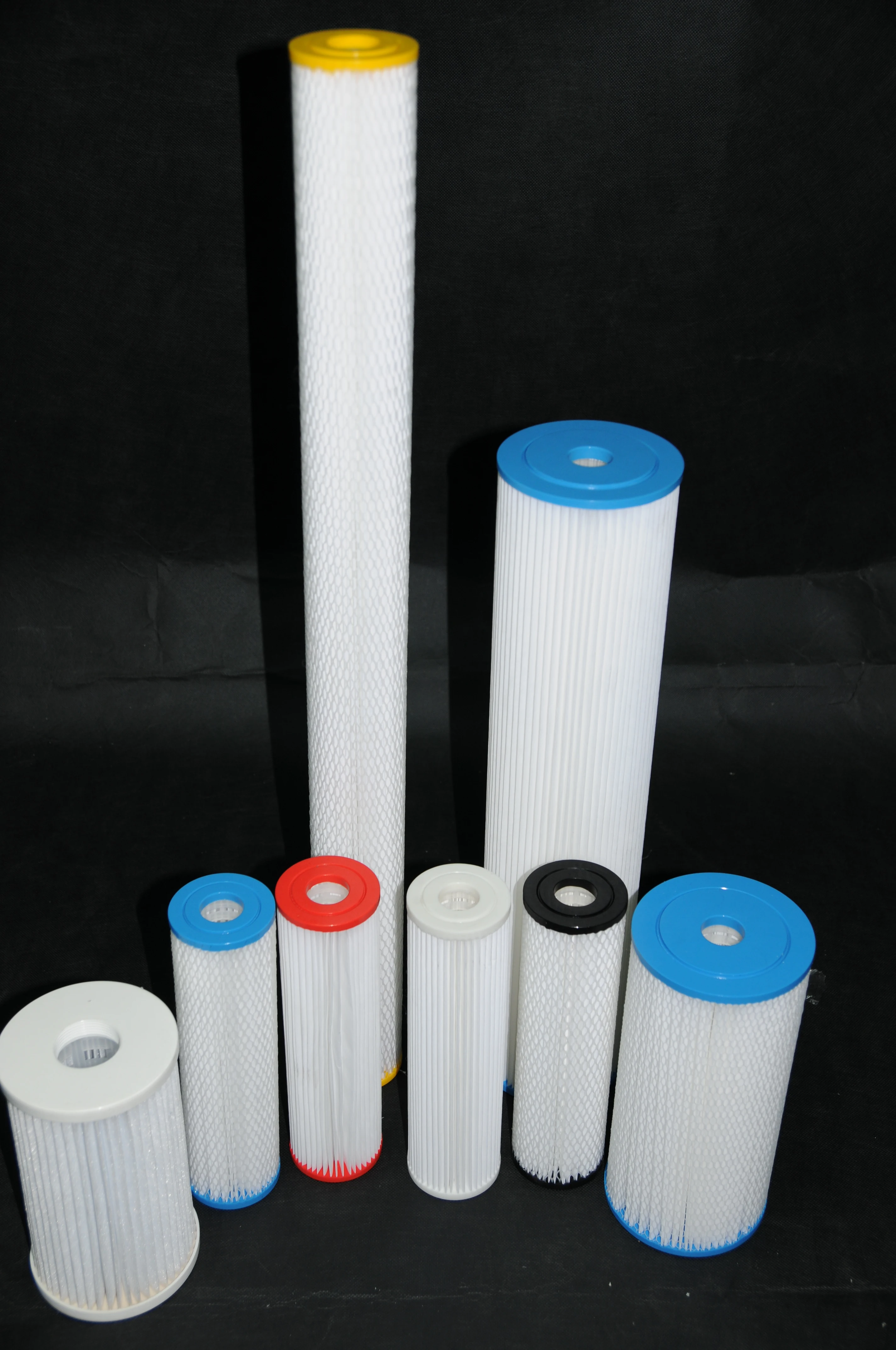 PET/PP Water Filter Pleated  Cartridge 10 Inch 5 Micron Filter Element For Water Purifier And Food And Beverage