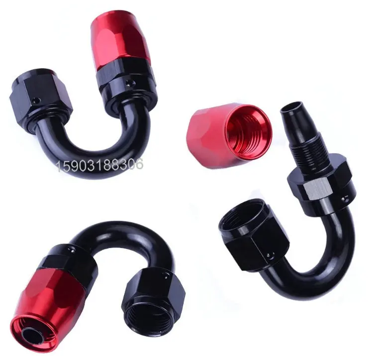
AN10 Swivel High Performance AN Fittings Adapters Oil Hose Ends Aluminium Reusable Fittings 