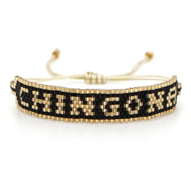 Manufacturers promote Japan imported beads Miyuki Chigona letter bracelet