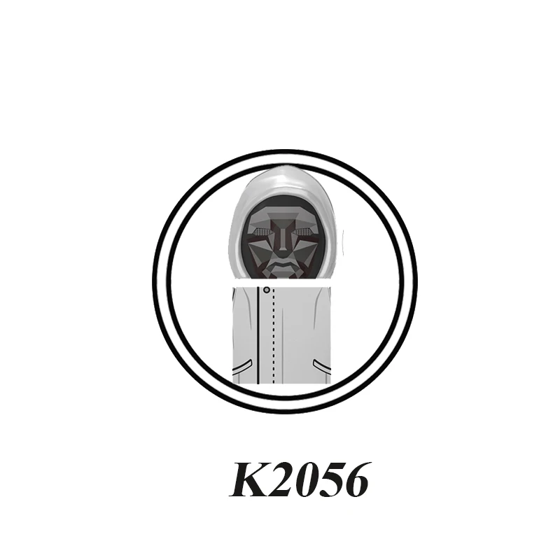 KDL808 Hot TV Movie Round Six Game Building Blocks Action Figures Accessories Heads Mask Kids Educational Toys K2237