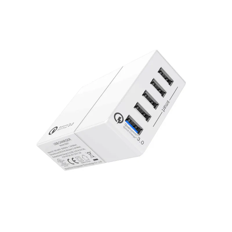  Usb порт для детей 2 4 5 6 несколько портов 5V 2.4A Smart QC 3 0 usb зарядное устройство адаптер
