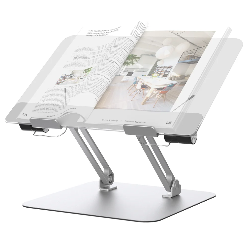 Распродажа, прозрачные акриловые подставки для книг, Алюминиевая Подставка для книг с держателем для чтения с бесплатным регулированием