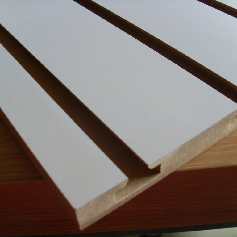 12mm 16mm 18mm slotted groove mdf board for aluminum slatwall panel