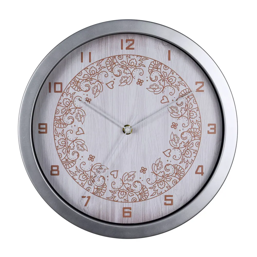 Classic Free Sample available Plastic Wooden Wall Clock 12Inch