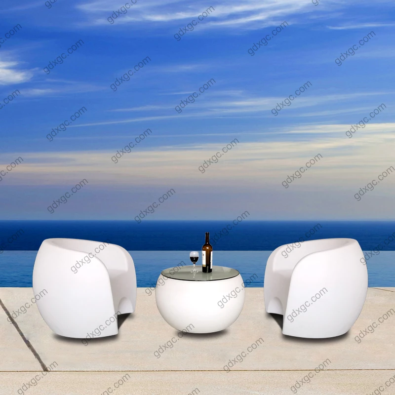 All-weather Hotel Leisure Patio Garden Armchair PE Villa Beach Outdoor Armchair