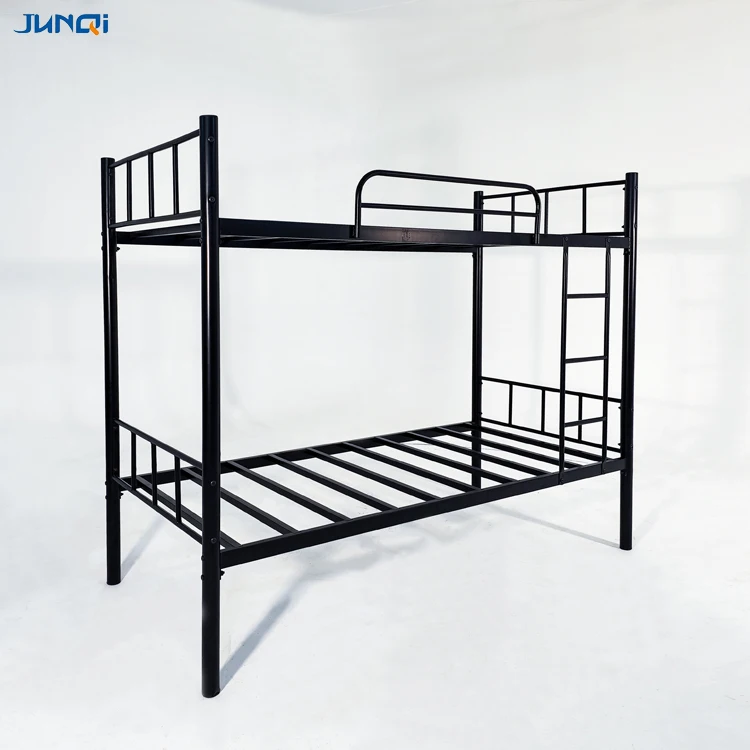 Junqi оптовая продажа двухъярусная кровать для взрослых Современная сверхпрочная из металла