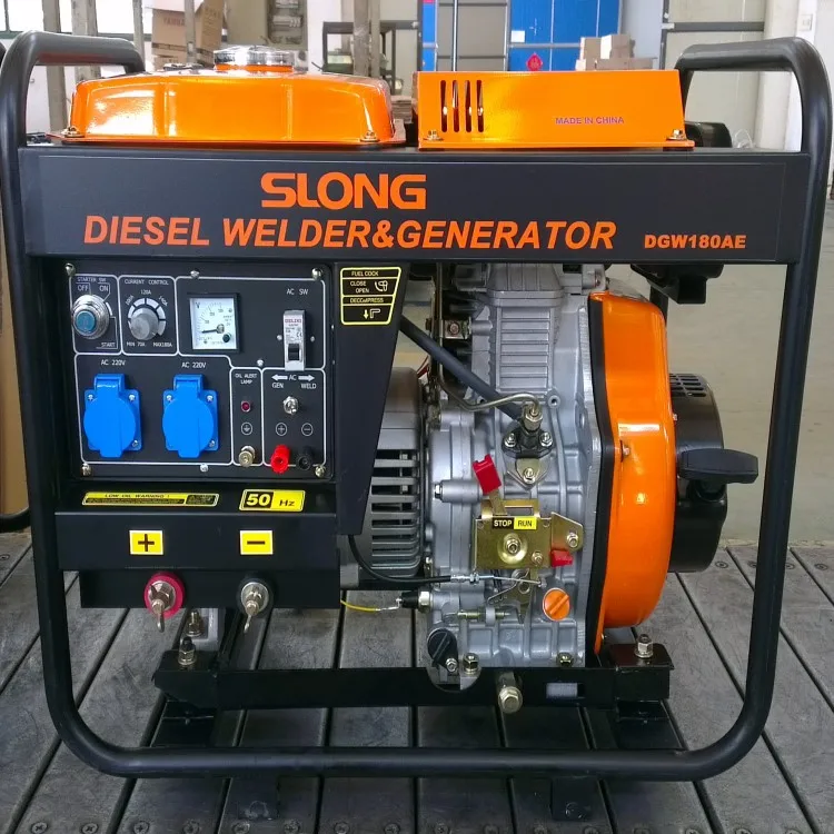 Slong Diesel generator welding machine 3kw 4kw 5kw diesel welding generator