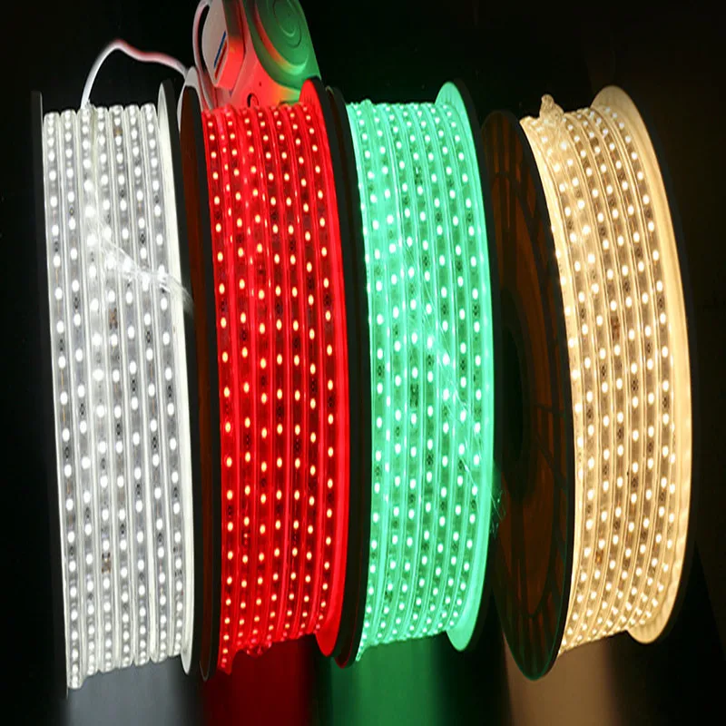 GMXX032 самый популярный светодиодный 5050 220 В Smb Rgb свет 60 светодиодов/м 10 Вт мм Печатная плата Светодиодная лента