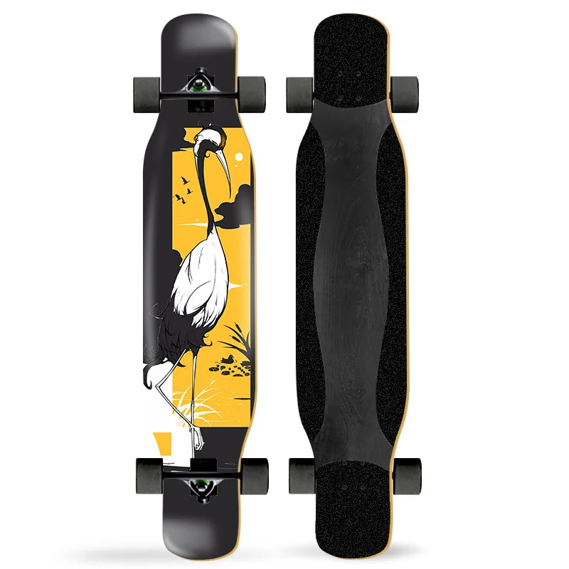 Manufacturer Wholesale Custom Finely Processed Deck Skateboard drop-down Longboard
