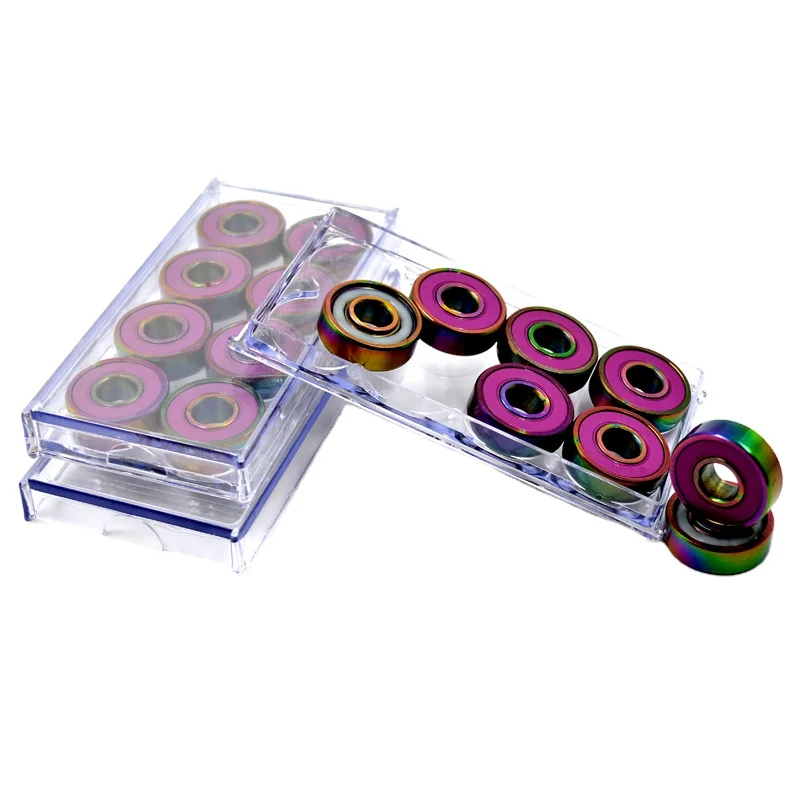  High precision ball bearing 608 for skateboard 608-2rs colorful