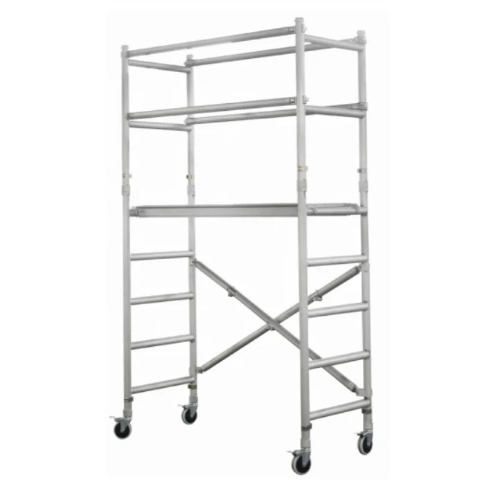 Popular light weight portable aluminum foldable mobile scaffold for manufacturers