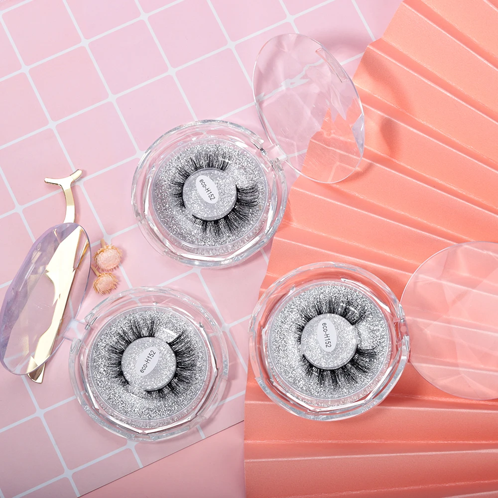 Custom Vendors Packaging Package Box Fake Full Strip 3D Mink Lahes Private Label False Eyelash