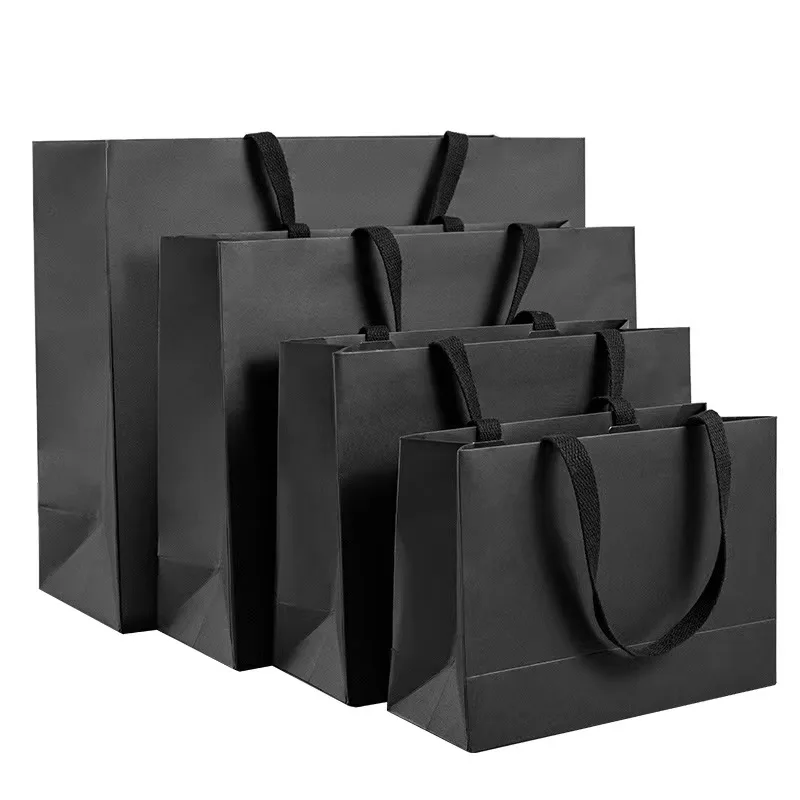 Reusable Tiny Paper Bag Square Small Paper Bag With Logo Shopping  Kraft Paper Pastry Bag For Packaging