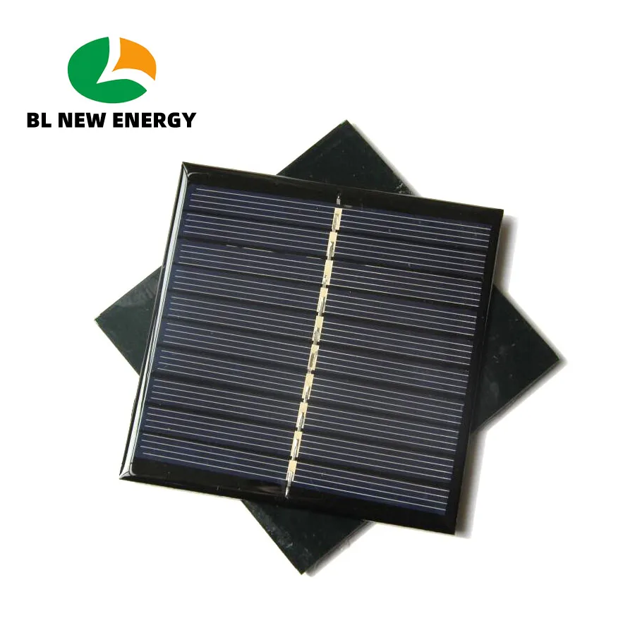 0.8Watt 84x84MM Solar Square Plate 5V DIY Mini Solar Cells Epoxy Solar Panel