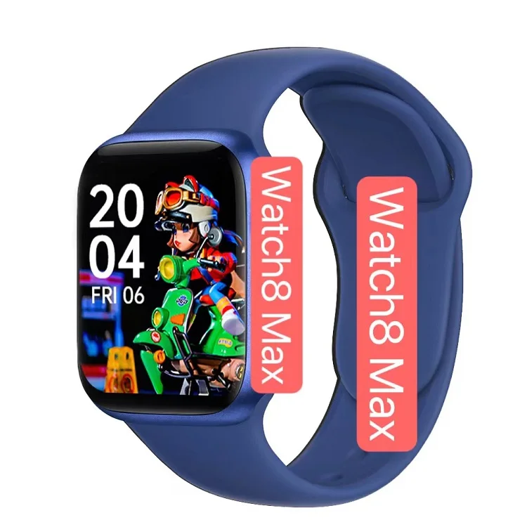 2023 New Series Hot Selling Smart Watch Support Heart Rate NFC BT Call Wireless Charging Watch 8 Max Fashion Smart Watch