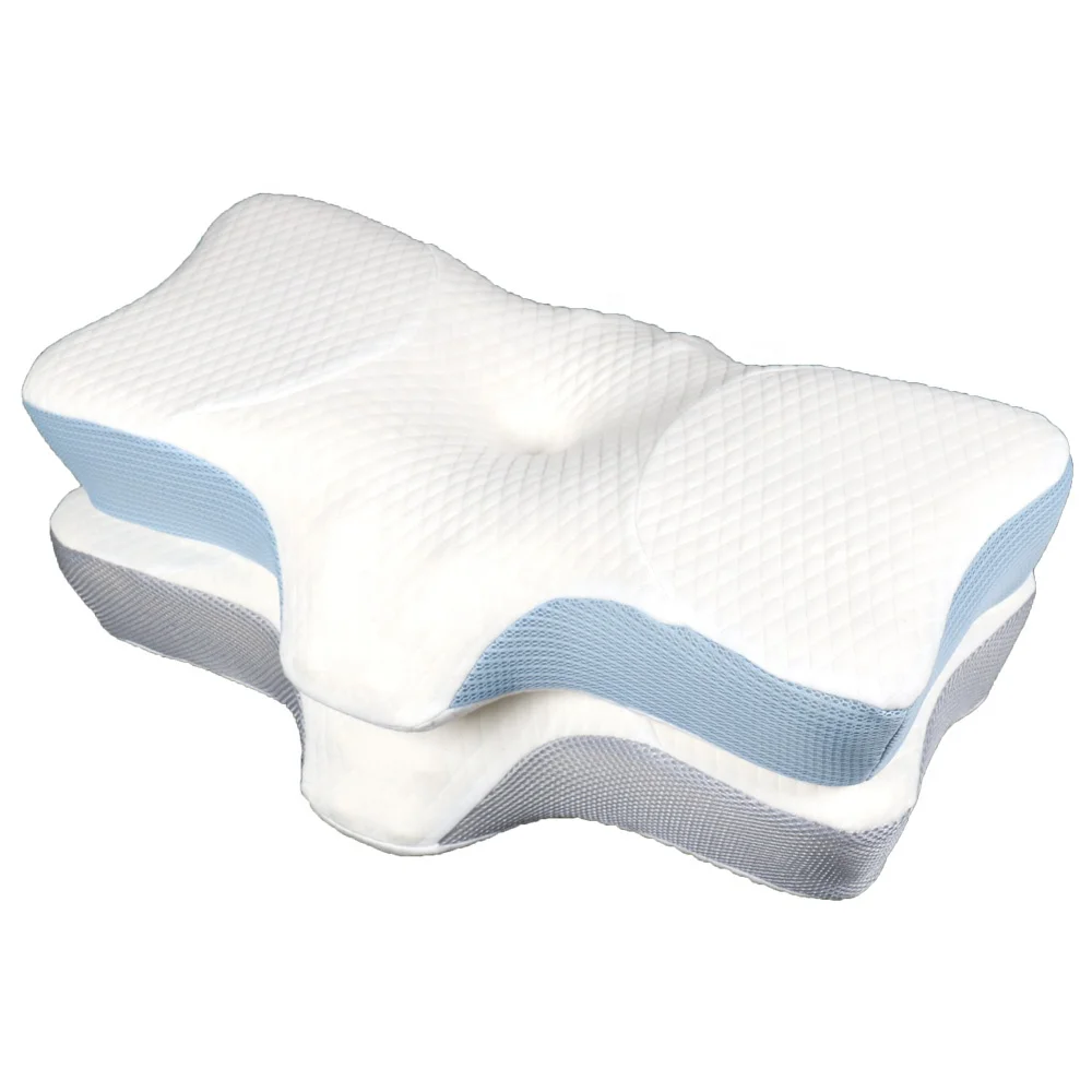 Ennasi Butterfly Contour Ergonomic Memory Foam Pillow Adjustable Side Sleeper Orthopedic Sleep Cervical Pillow