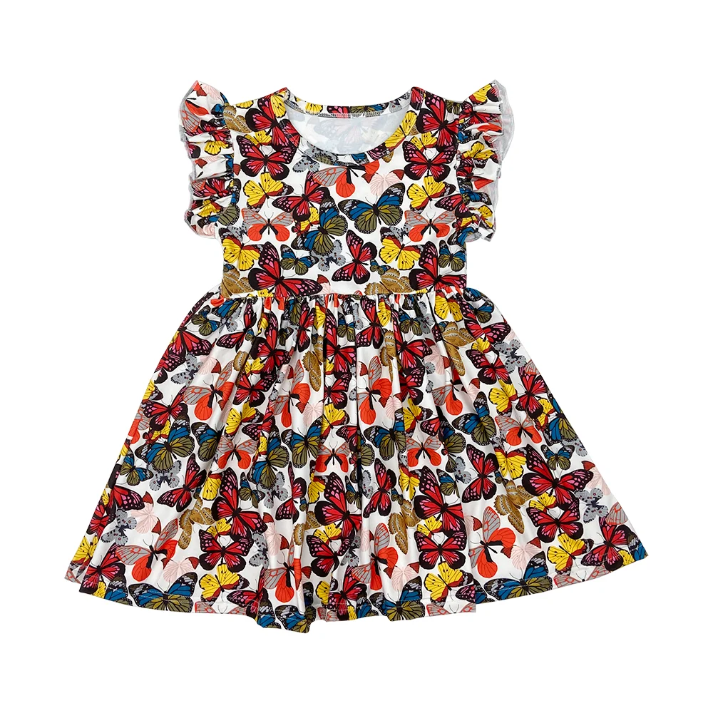 Qingli ODM 2023 sun floral pattern 10 year old girl dresses for party kids dresses for girls birthday