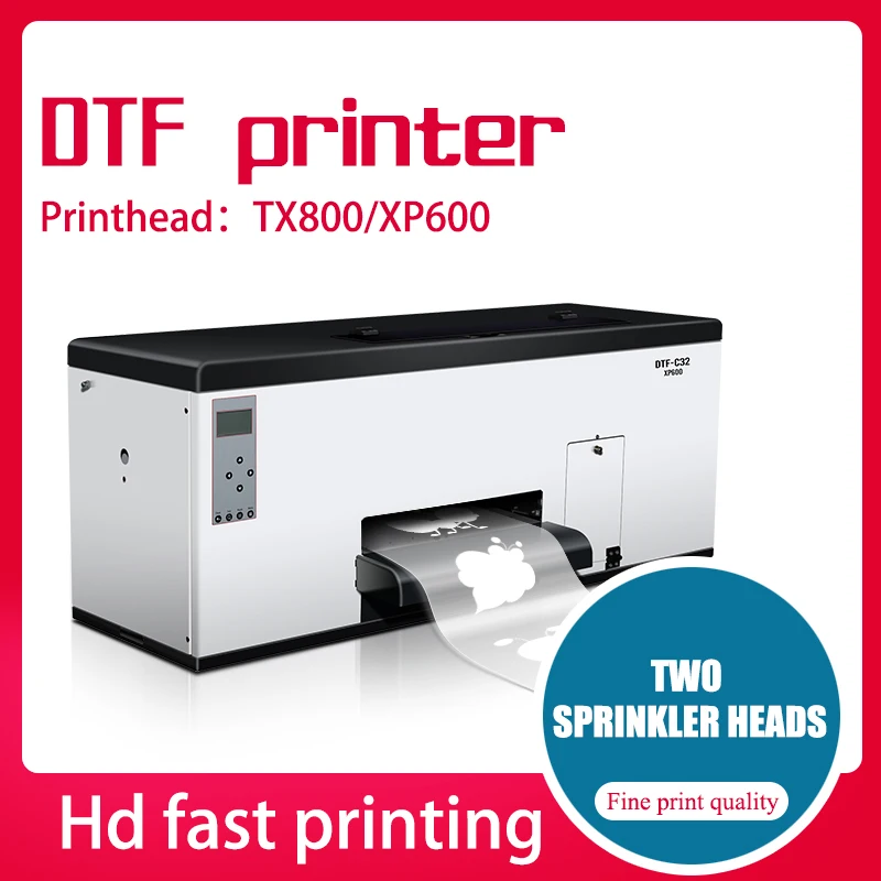 Newly developed High quality double-head Dtf Printer A3 Xp600 Dtf Printer for dtf printing