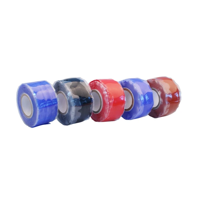 High voltage plumbing repair sealing self fusing vulcanizing non stick rescue silicone grip rubber tape