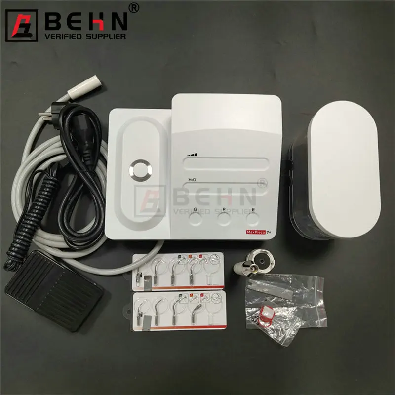 Portable Dental Ultrasonic Scaler/Maxpiezo 7 Ultrasonic Piezo Scaler Woodpecker EMS With Water Bottle For Perio Endo Scaling TIP