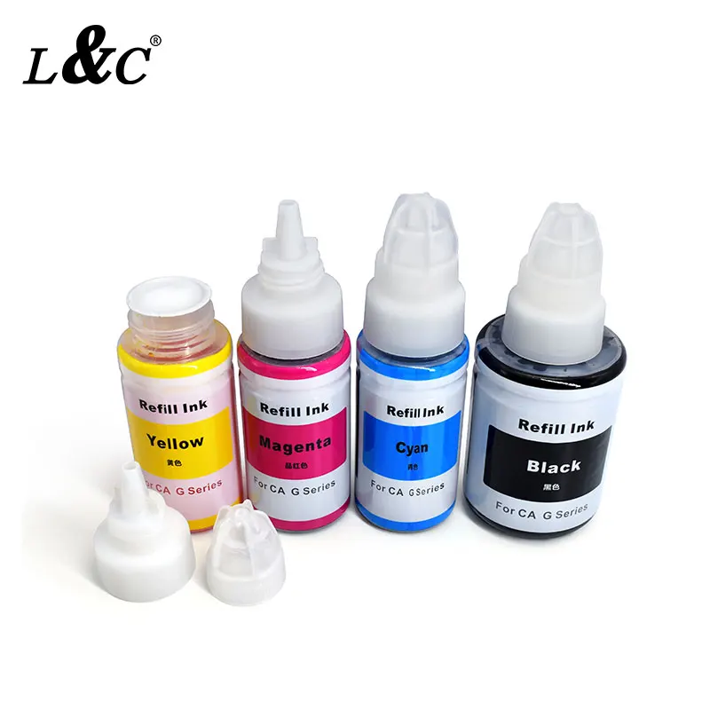 GI990 GI 990 GI-990 Premium Universal Compatible Bulk Water Based Dye Ink Refill Ink for Canon PIXMA Inkjet Printer G1310/G3310