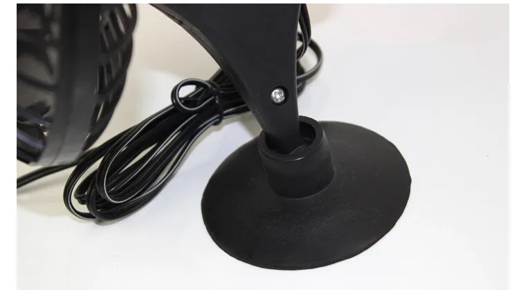 suction cup car fan oscillating mini portable car fan