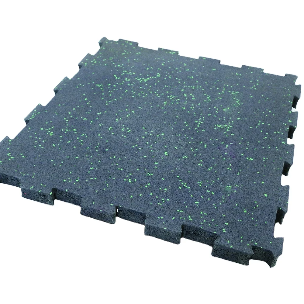 GYM interlocking rubber tile in gyms/gym rubber floor rolls/sports rubber mat Non Toxic Non Smell