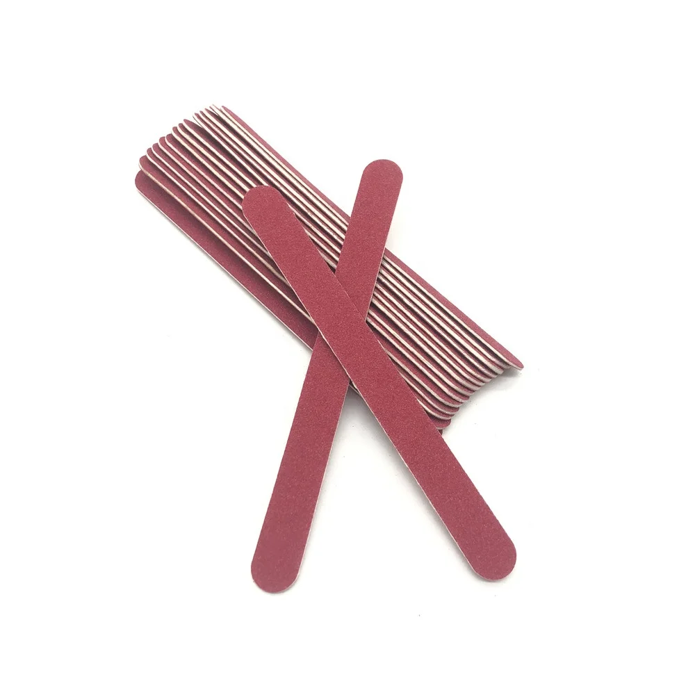Thin Nail File Professional 100180 Pedicure Tool Custom Wooden Nail File
