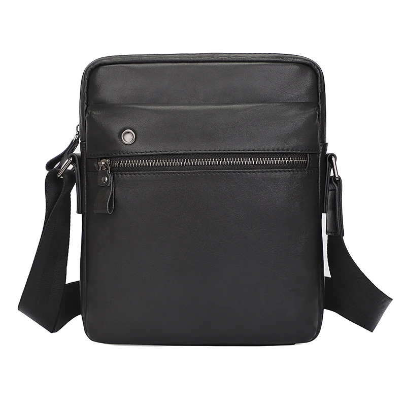 2024 Men Cowhide Leather Purse Business Work Travel Bag Vintage Style Shoulder Messenger Bag oem crossbody bag
