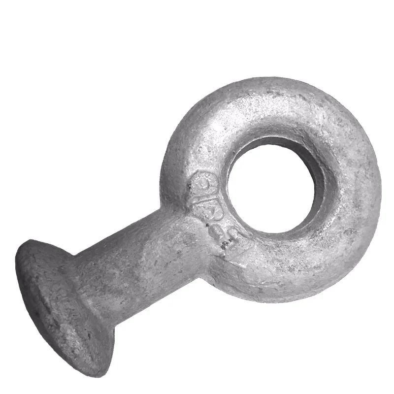 Malleable iron Hot Dip Galvanized Steel Q QP QH QS type Ball Eyes Socket Eye for overhead line fitting   ball eye oval