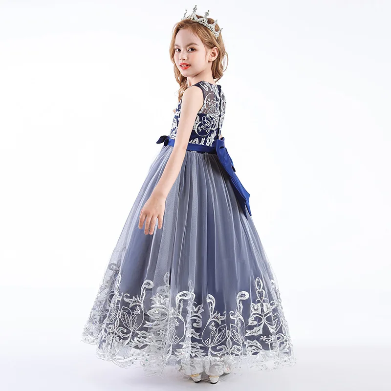 Kid Long Dress Princess Pageant Prom Ball Gowns Wedding Party night Flower formal Girls Dresses