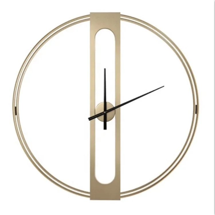 Круглые модные круглые Настенные часы для украшения дома, лидер продаж, кварцевые настенные часы из кованого железа для гостиной