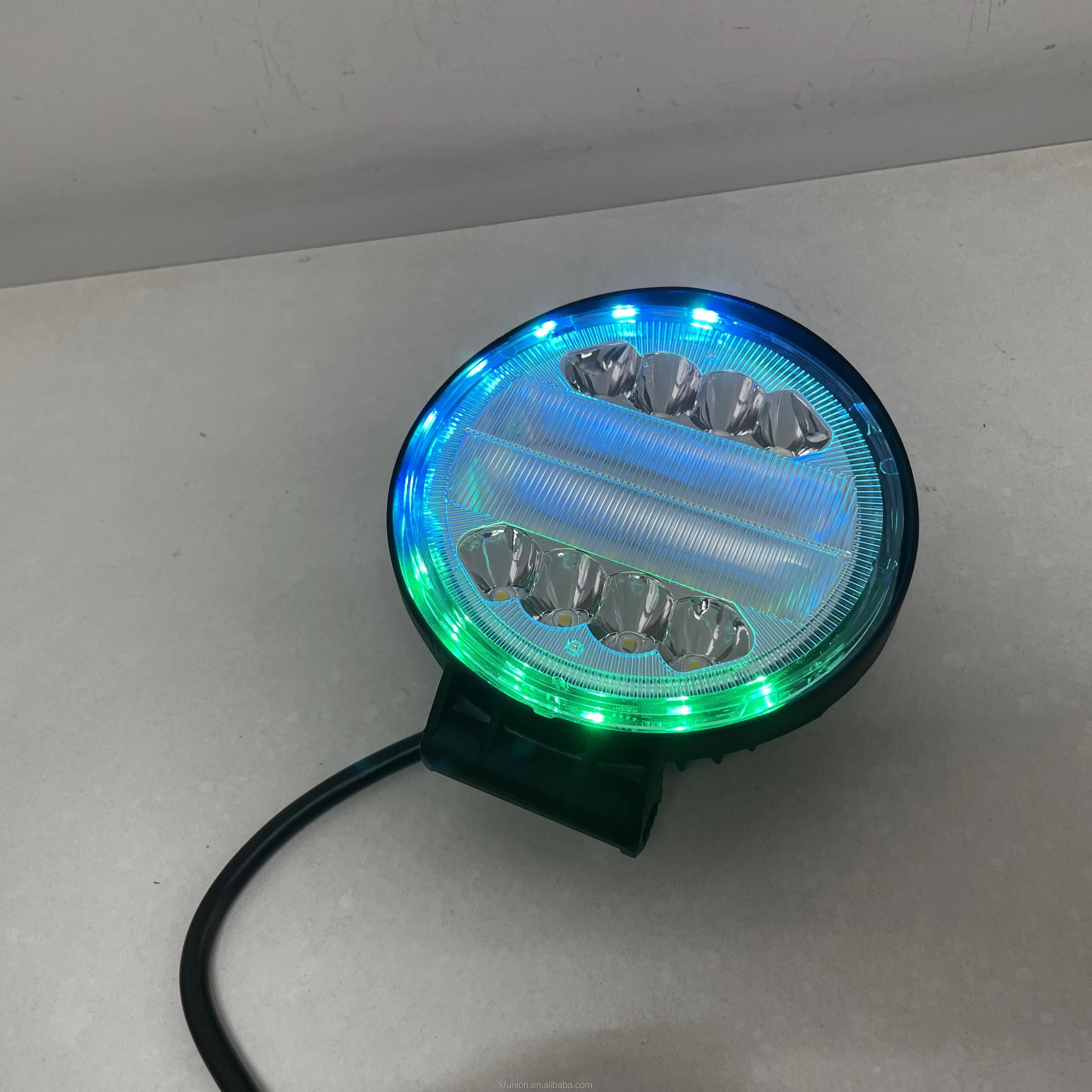 NEW RGB 5INCH Round LED Work Light ATV Ranger Backup Light&RGB super bright work light lamp