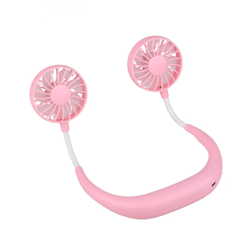 The first generation sports portable fan super long life lazy people hanging neck quiet small fan