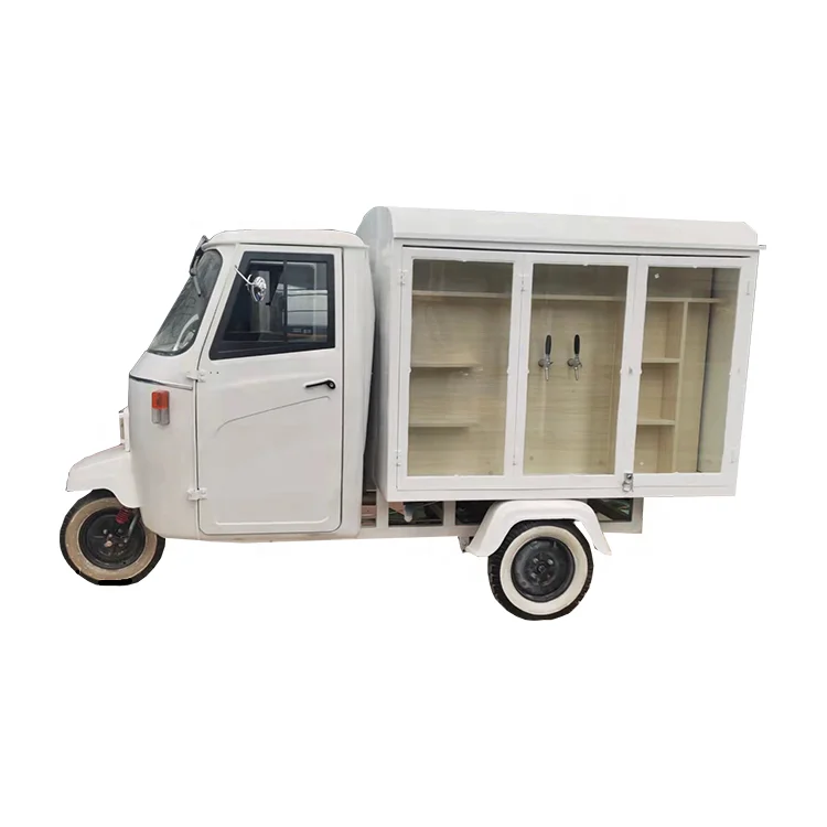 China Cheap Price Mobile Tuk Tuk Food Truck Piaggio Ape Street Sale Pizza Snacks Ice Cream Kiosk Mobile Food Cart For Sale
