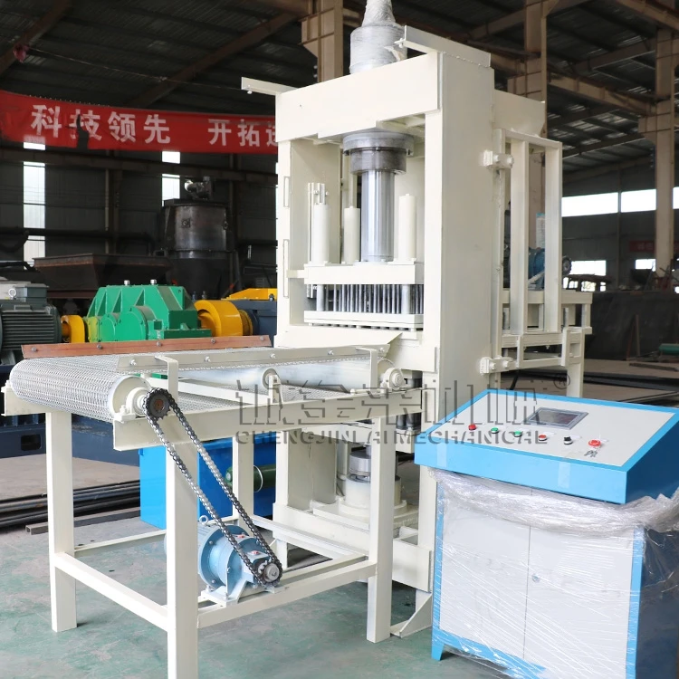 Factory Price Hydraulic Cube Coconut Shell Powder Making Press Moulding Shisha Charcoal Briquette Machines For Hookah