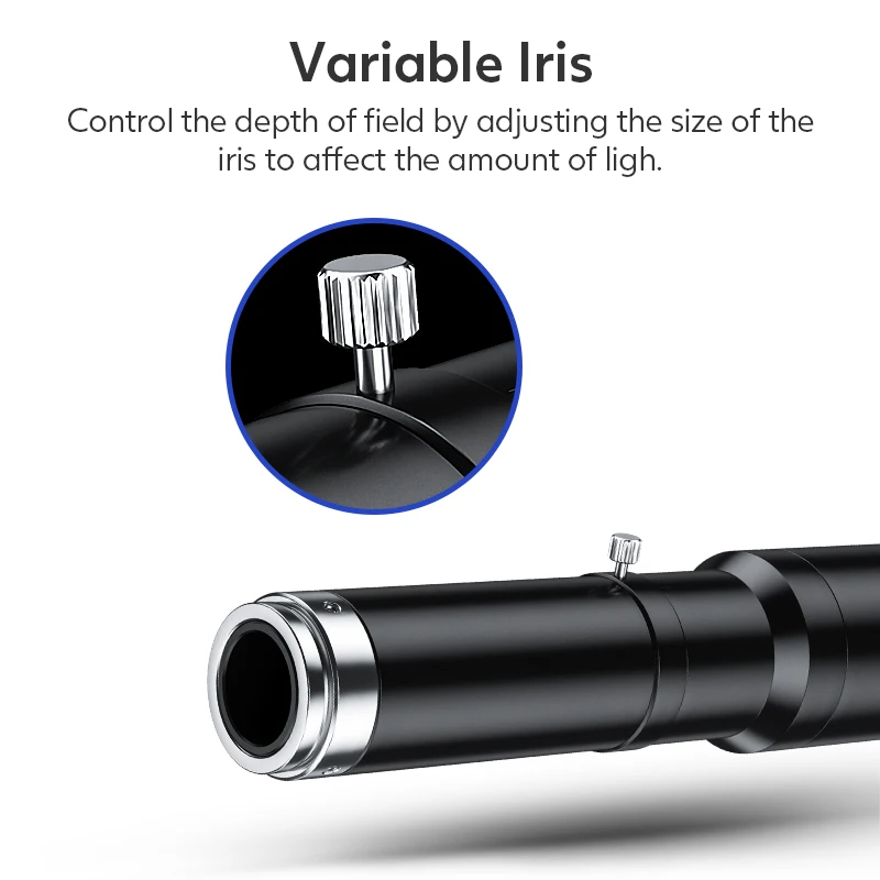 Professional WD 110MM High Resolution Telecentric Lens 5MP F12.46-F100