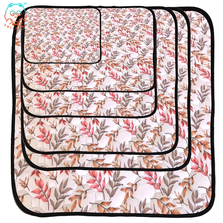 COLLABOR Leak-Proof Washable Dog Pee Mat Soft Eco Friendly Potty Pet Toilet Pad Anti Slip Large Extra Long Dog Pee Pad