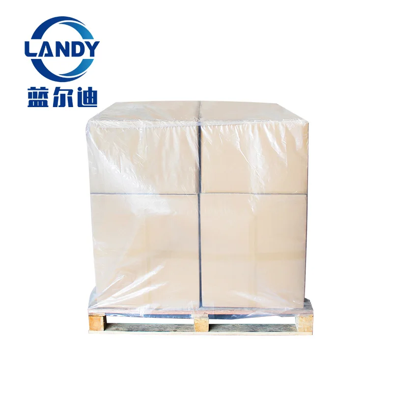 Tear And Puncture Resistanceclear Stretch Film Plastic Poly Clear Pallet Covers Wrap