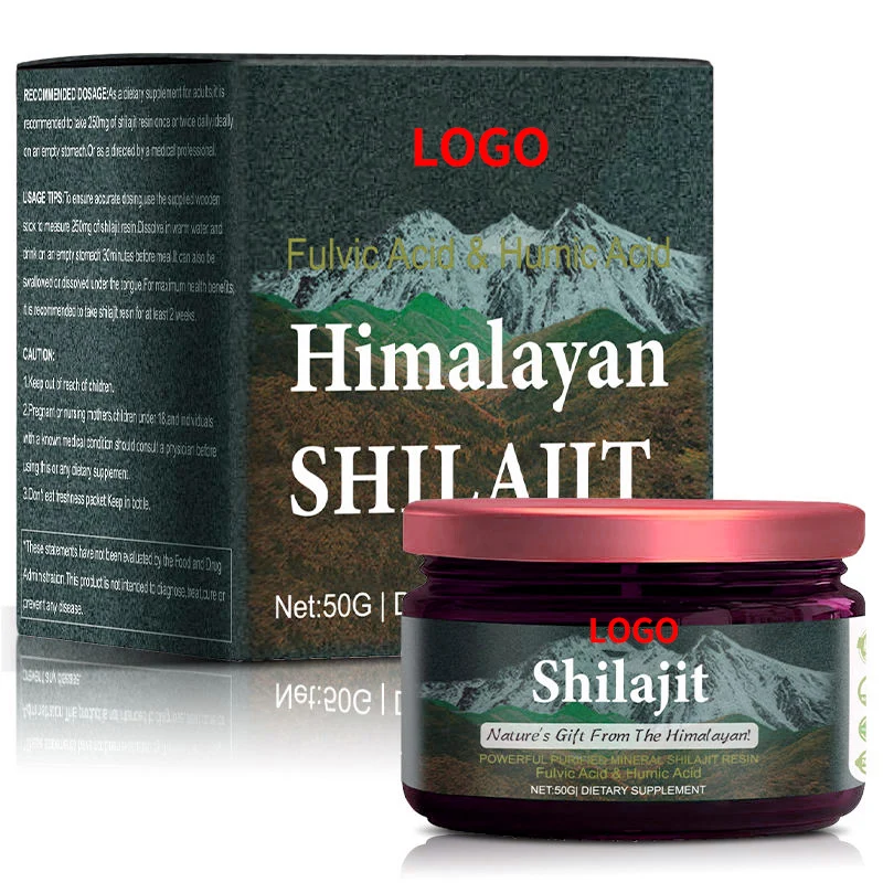 Shilajit Resin with Fulvic Acid Trace Minerals Original Siberian Pure Shilajit   Humic Acid Supplement Support Metabo