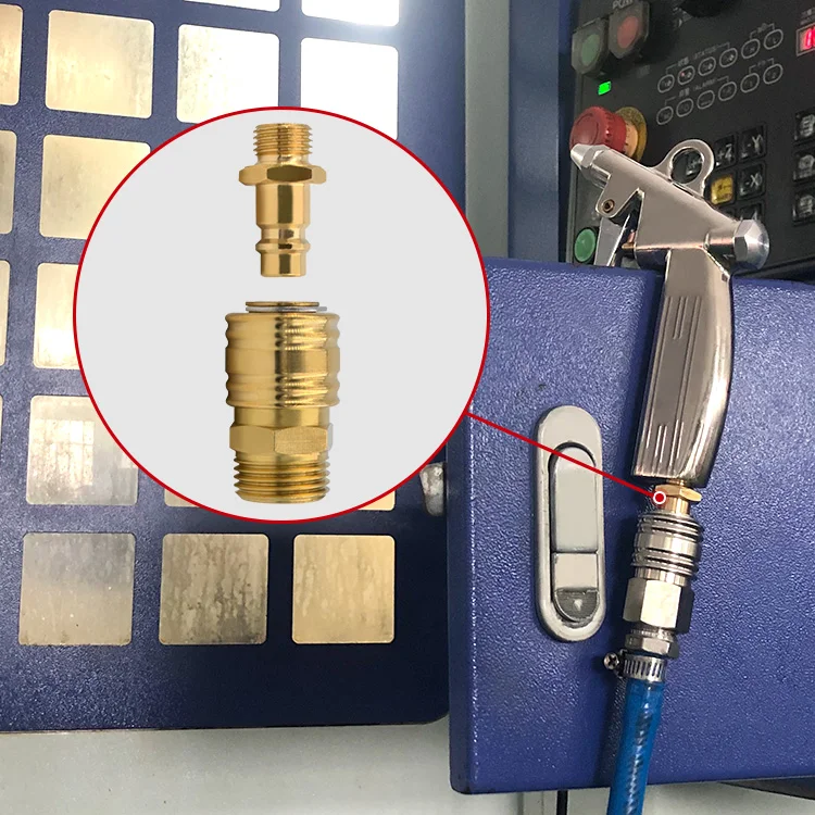  Новый товар газовый фитинг пневматический латунный шланг штекер гнездовой разъем БЫСТРОРАЗЪЕМНАЯ воздушная