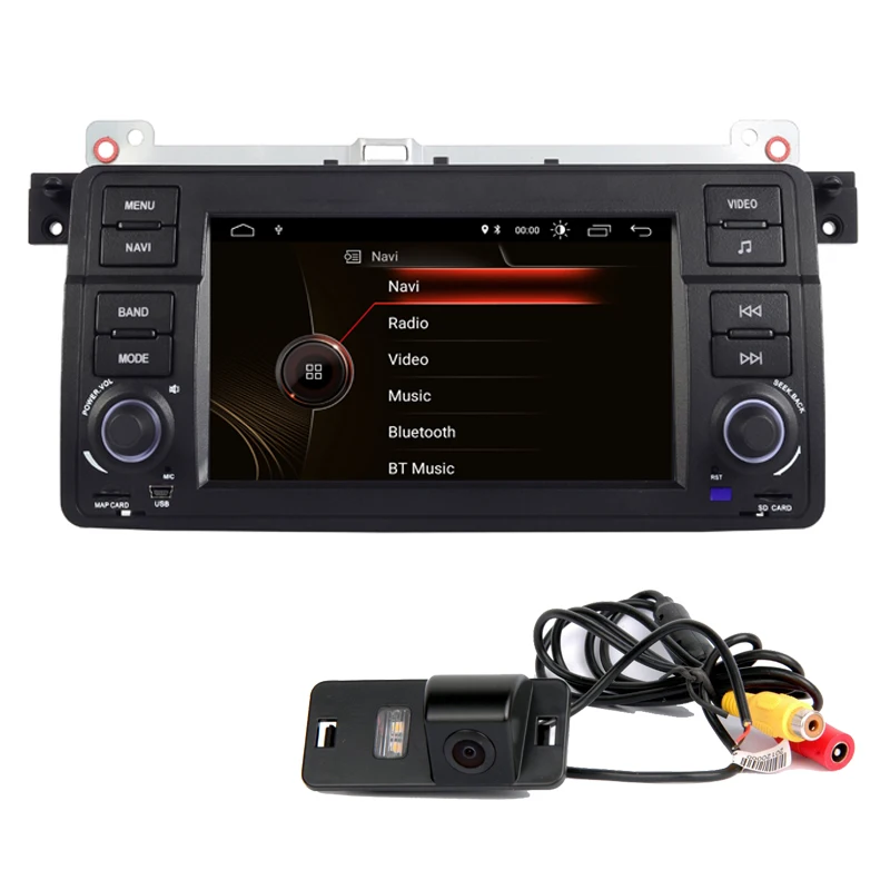 Carplay Android 11 AutoRadio Car Player Stereo For BMW 3 Series E46 Multimedia M3 318 320 325 330 335 1998-2005 GPS Navigation