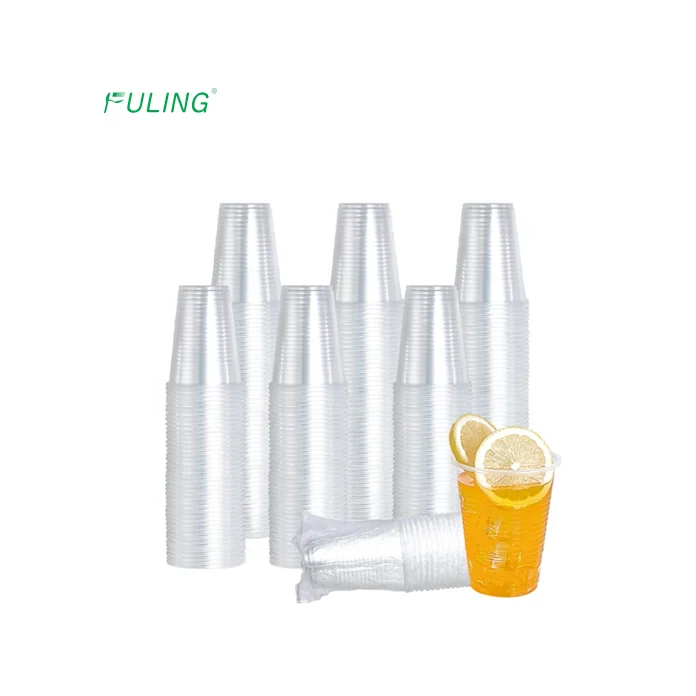 9 oz tumbler disposable plastic cold party cups  eco pp recycled cup vasos plastico clear cups for party