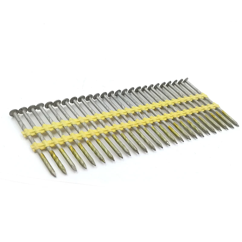 3 Inch Framing Nails, 21 Degree EG Smooth Shank Plastic Collated Nails for Framing Nailer, 3 x .131