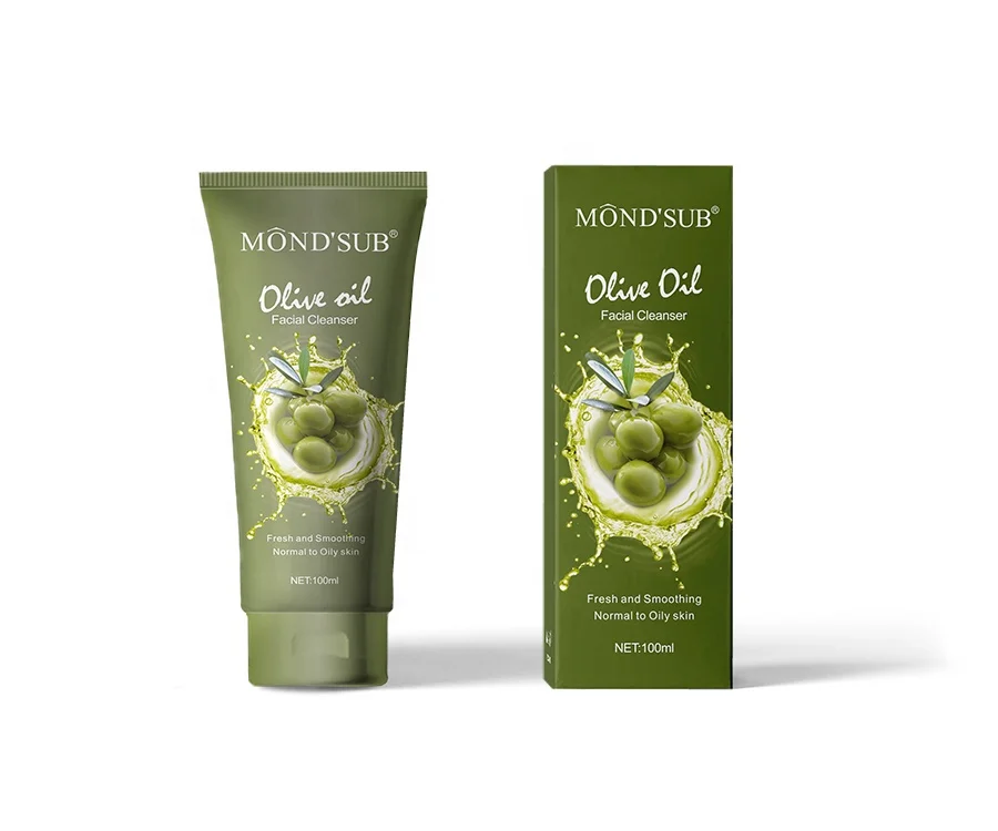 Customize Private Label logo OEM Skin Care Organic Skin Care Hydrating  Olive Oil Face Cleanser Manufacturer