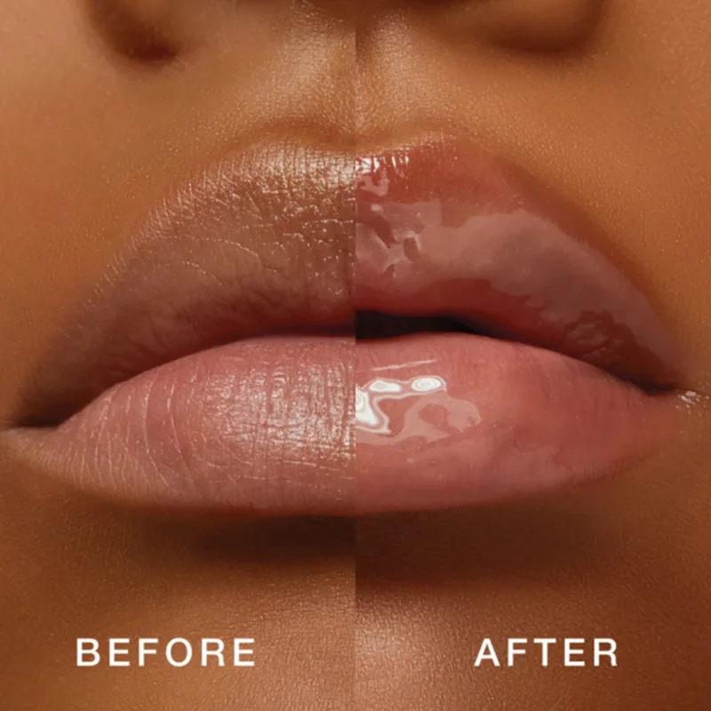 Custom Logo Long-lasting Shining Water Proof Butter Warm Lip Protection Serum Oil Moisturizing Not Easy Touch Cup Lip Gloss