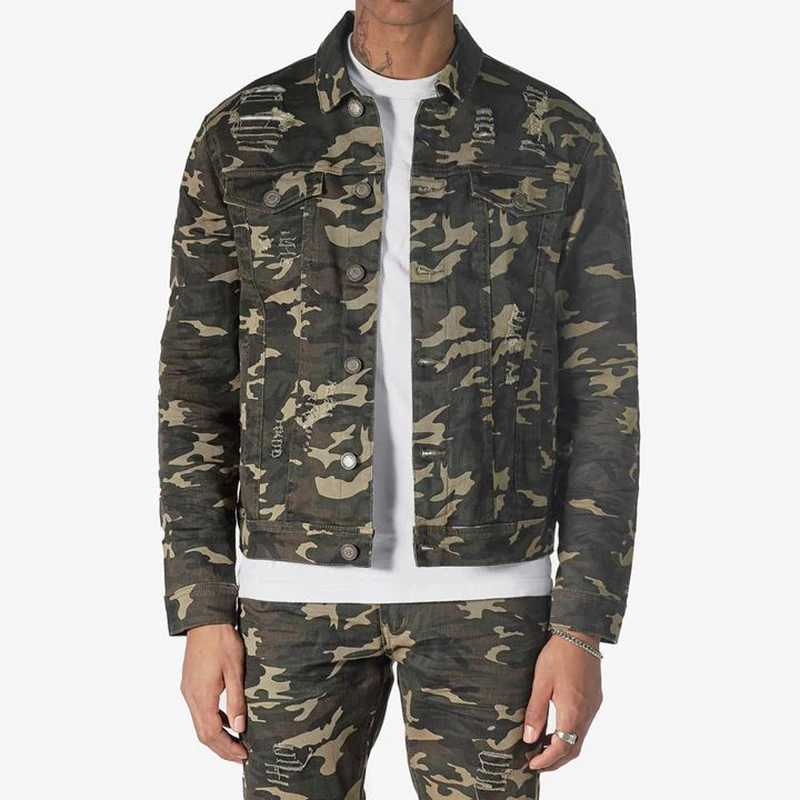 2021 Fashion New Style Woodland Camouflage M65 Army Jacket Water Repellent Military Uniform