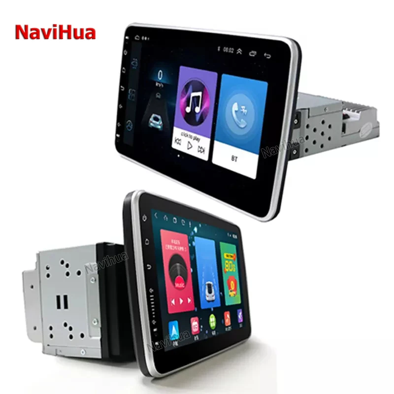 Navihua 9 Inch 10.1 Inch Custom Touch Screen 360 Degree Shaker Universal Android Car DVD Player 1 Din 2 Din Car Radio Stereo
