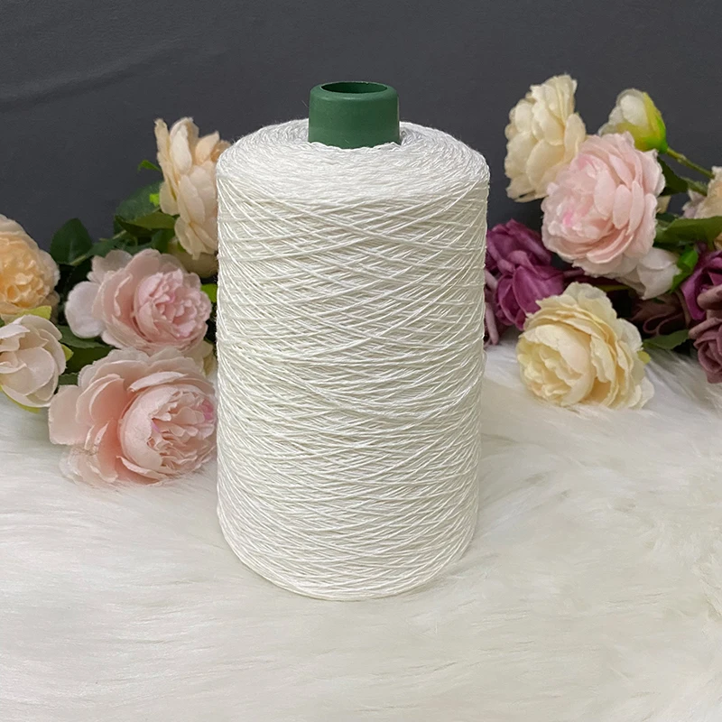 Wholesale Customization Natural Fiber Yarn 55% Hemp 45% Cotton 30S Flax Cotton Blended Yarn for Weaving Knitting