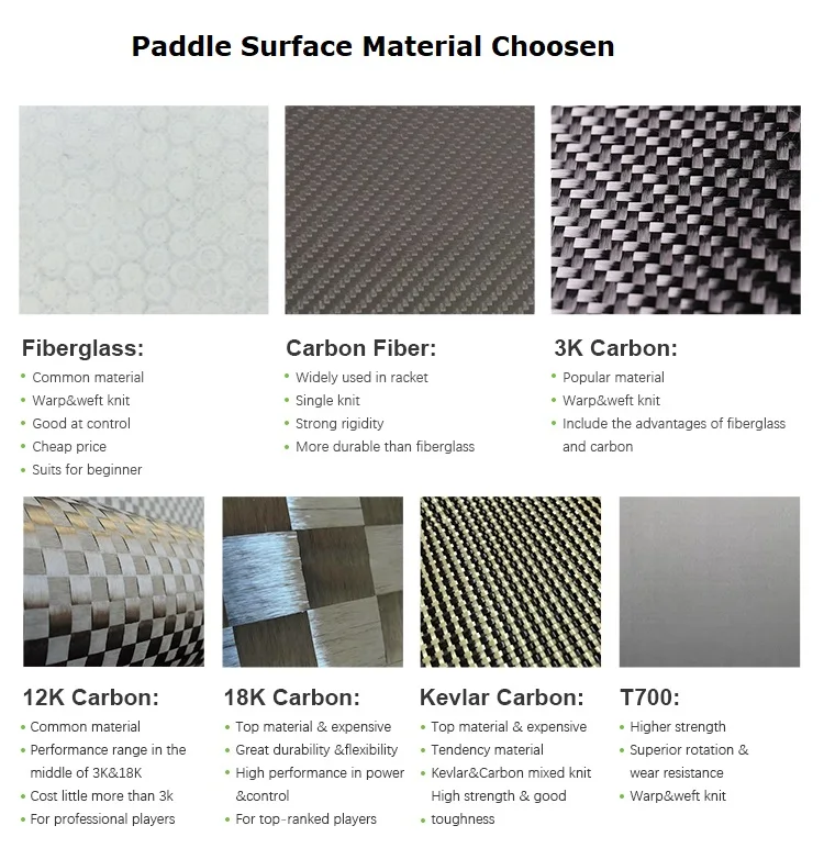 Custom Black Red Thermoformed 16MM Thickness Pickleball Paddle rough texture High friction surface pickleball paddles